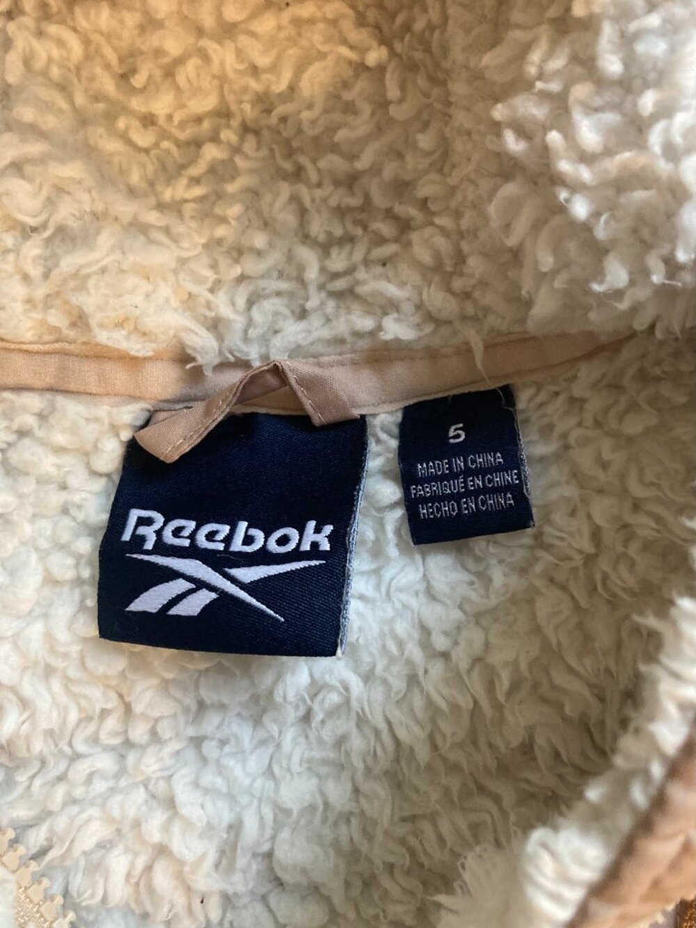 Kids Reebok Fleece Jacket - Picture 4 of 4